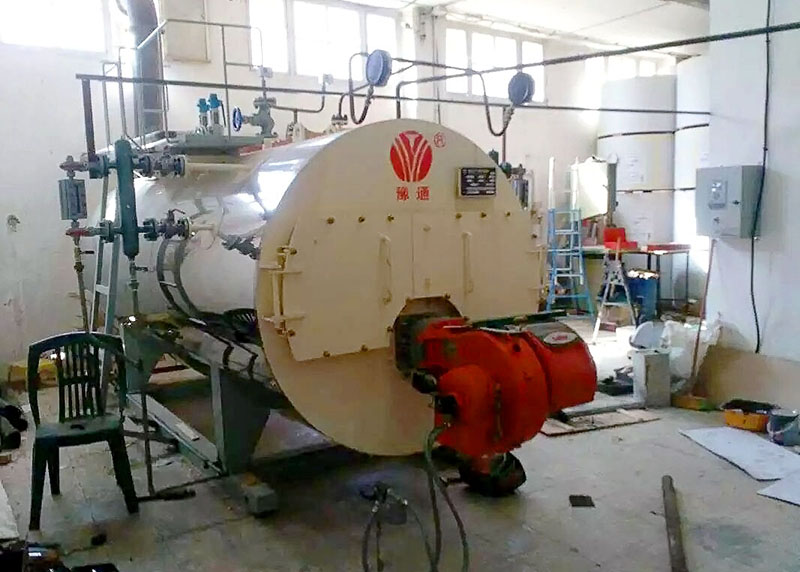 寧夏某某飲品公司6噸燃氣熱水鍋爐